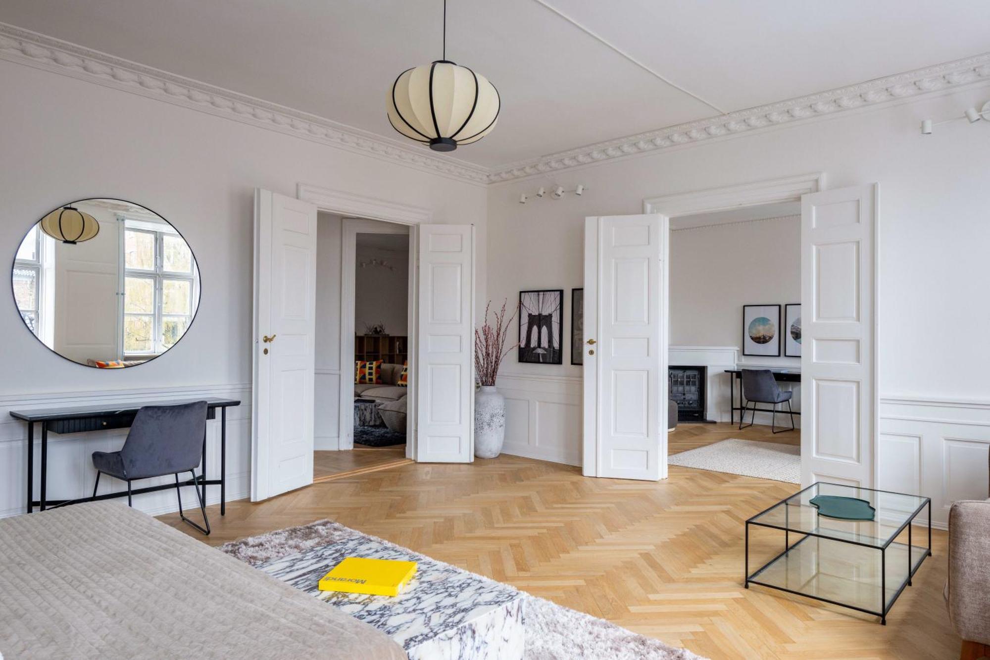 Rare 4Br Apartment W Unique Details In Cph City Копенгаген Екстер'єр фото