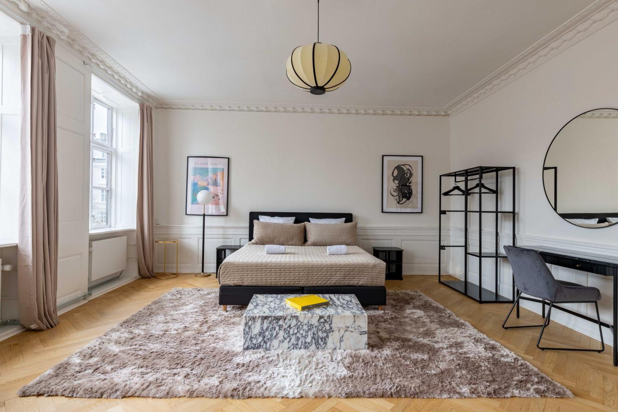 Rare 4Br Apartment W Unique Details In Cph City Копенгаген Екстер'єр фото