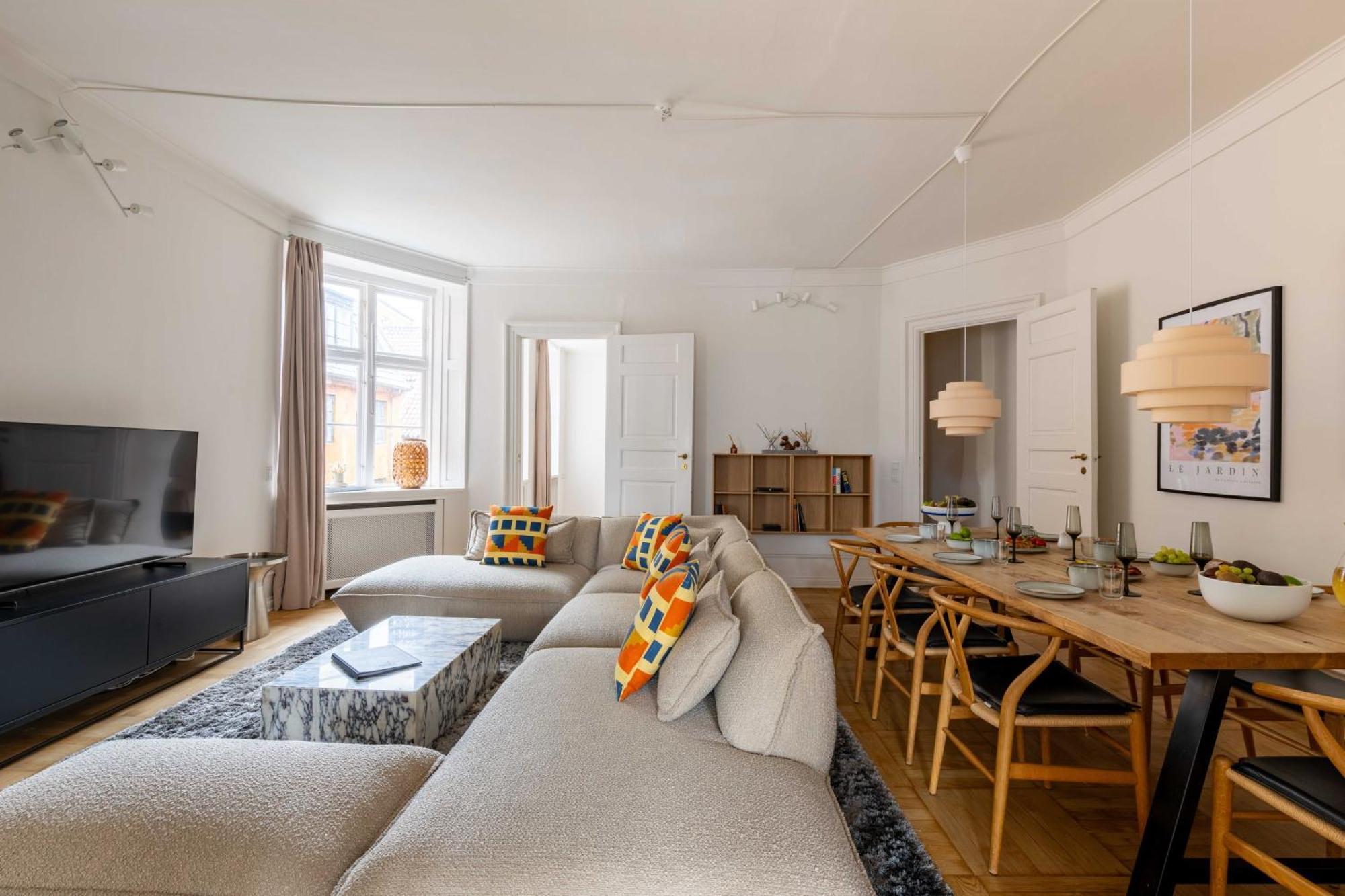 Rare 4Br Apartment W Unique Details In Cph City Копенгаген Екстер'єр фото