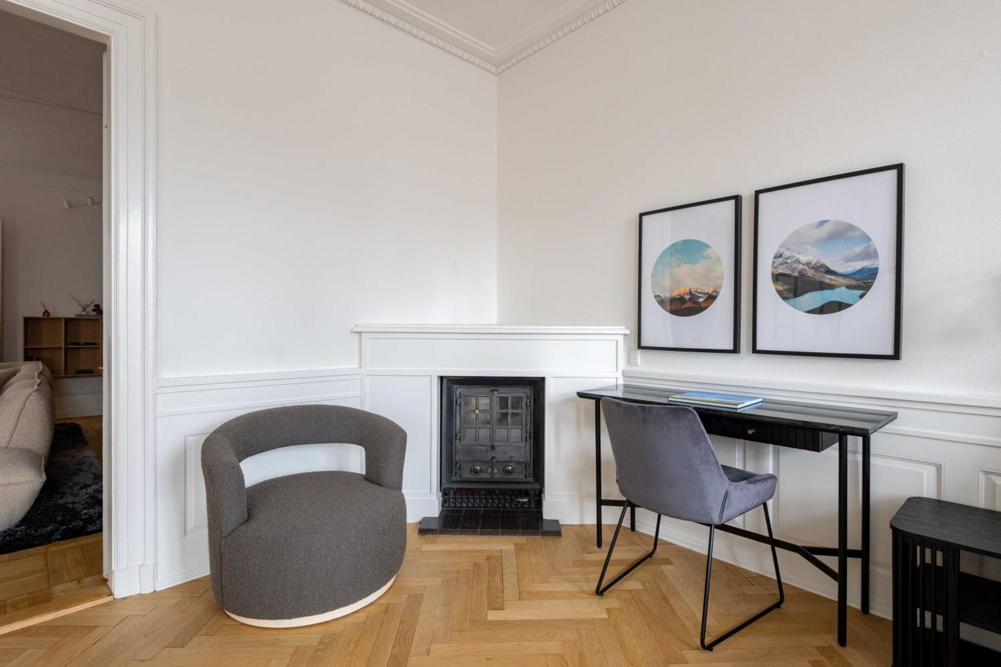 Rare 4Br Apartment W Unique Details In Cph City Копенгаген Екстер'єр фото